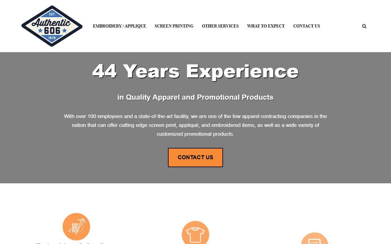 606authentic.com screenshot