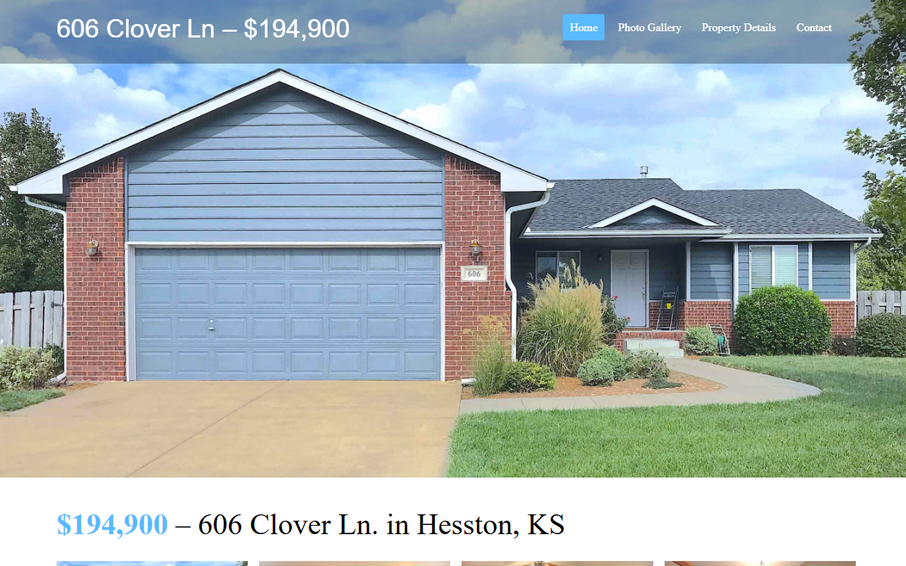 606cloverln.com screenshot