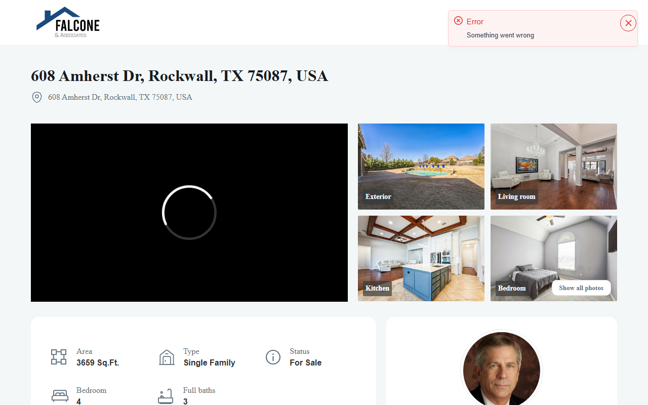 608amherst.com screenshot