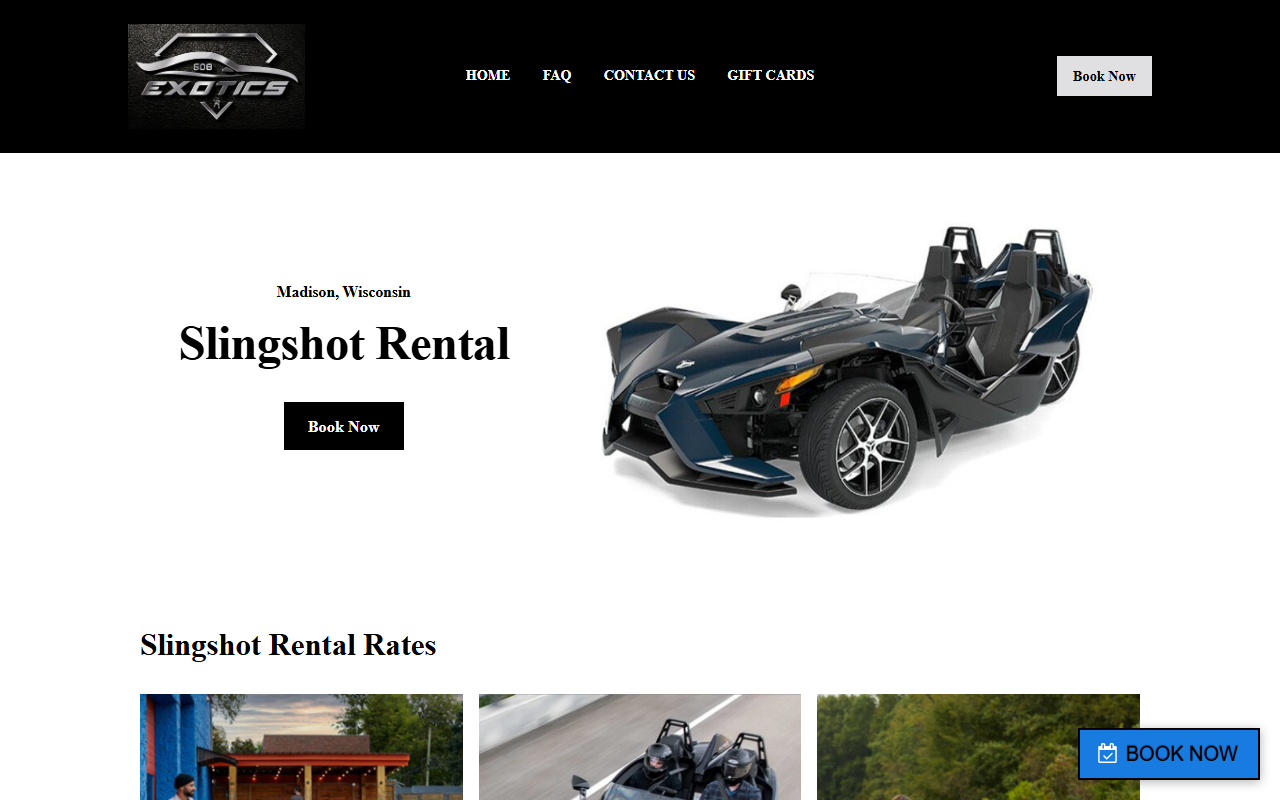 608exotics.com screenshot