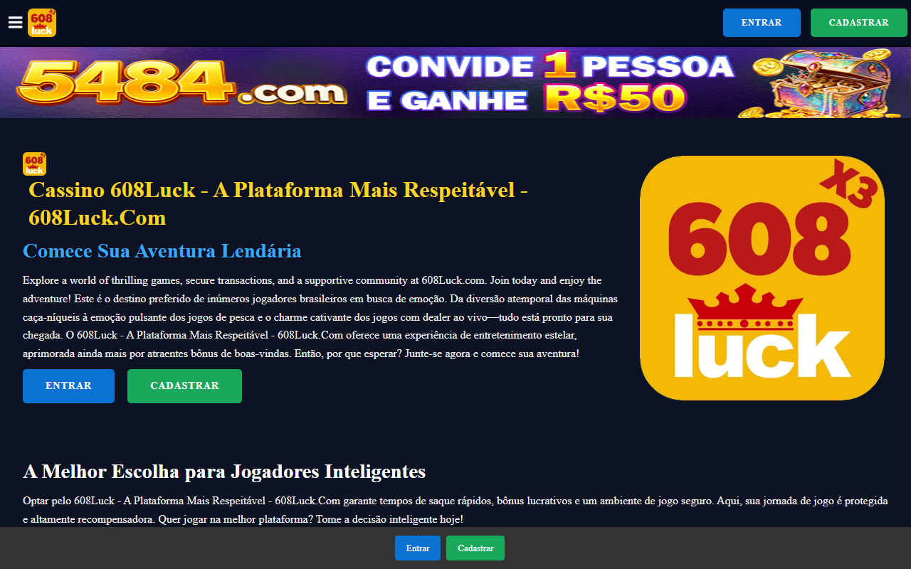 608luckbet.com screenshot