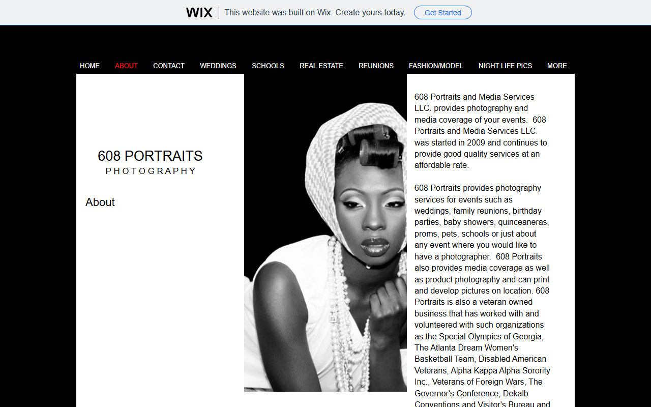 608portraits.com screenshot