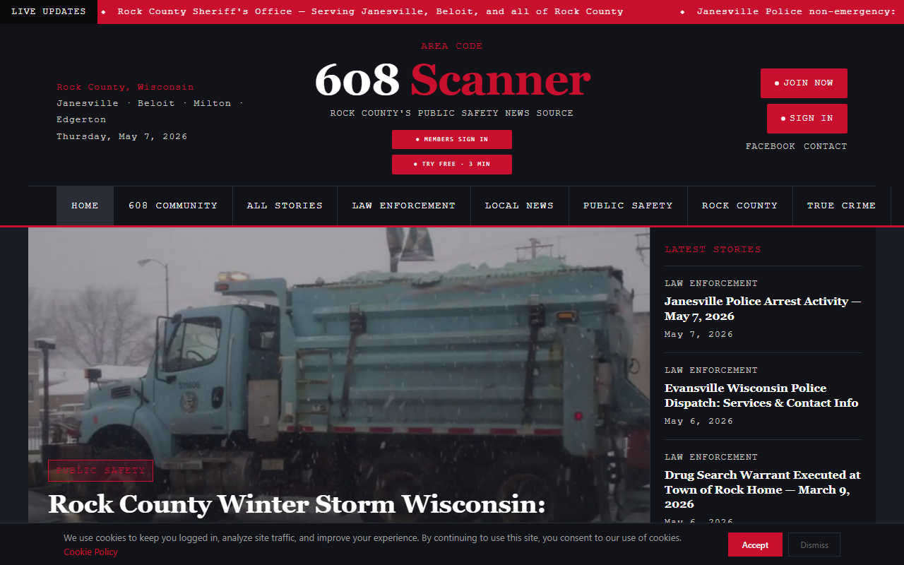 608scanner.com screenshot