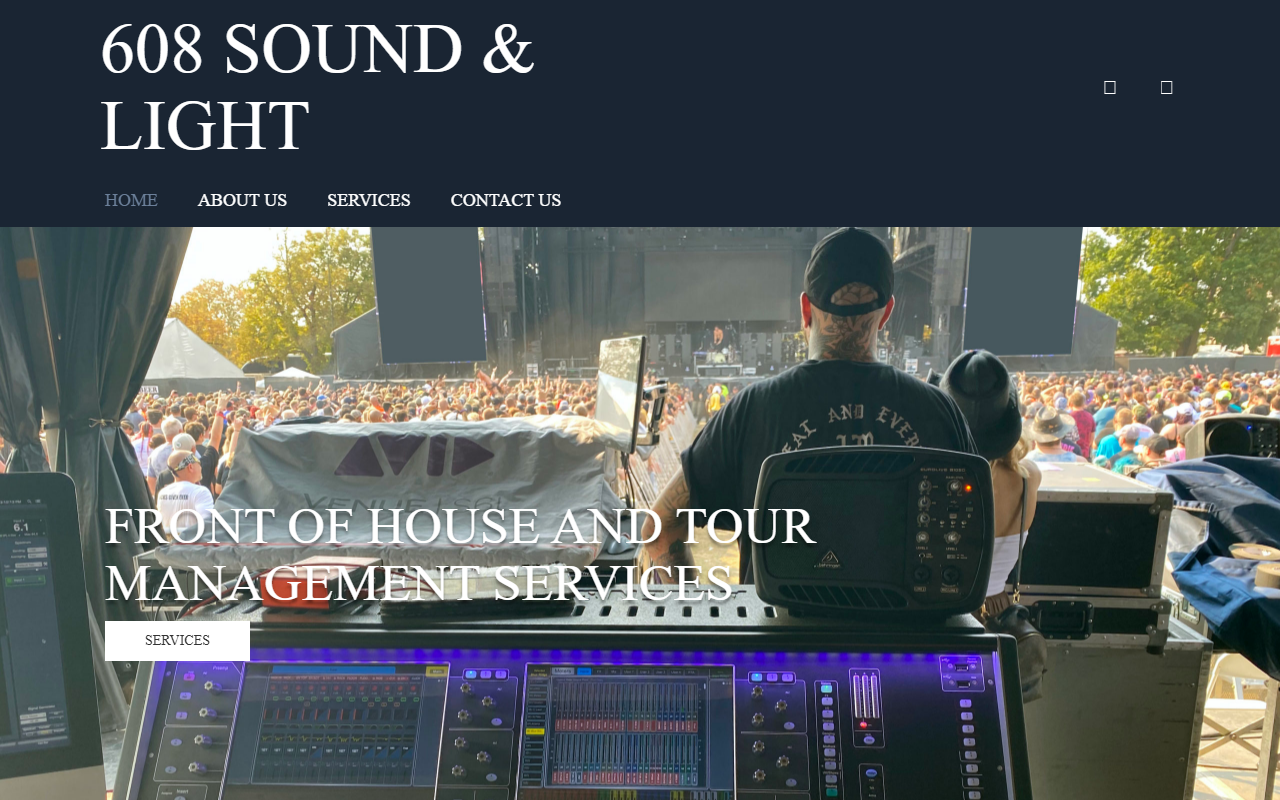 608soundandlight.com screenshot