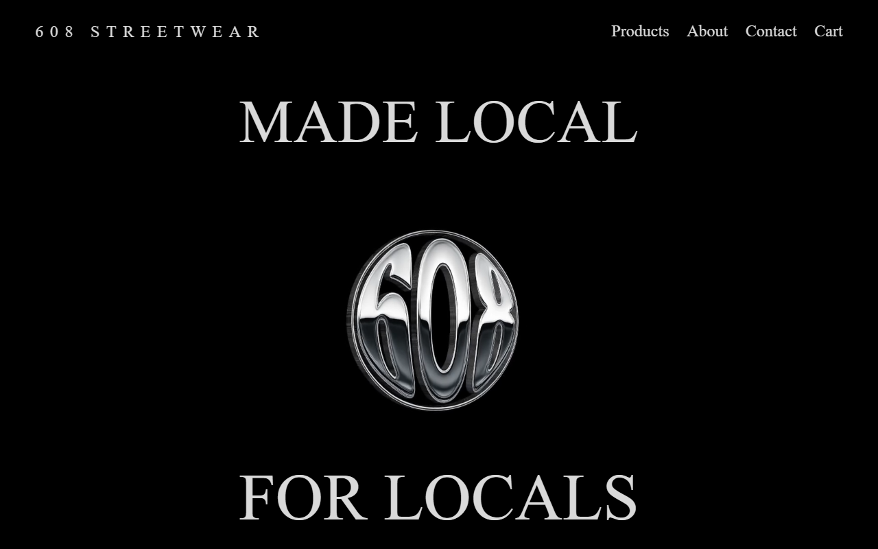 608streetwear.com screenshot