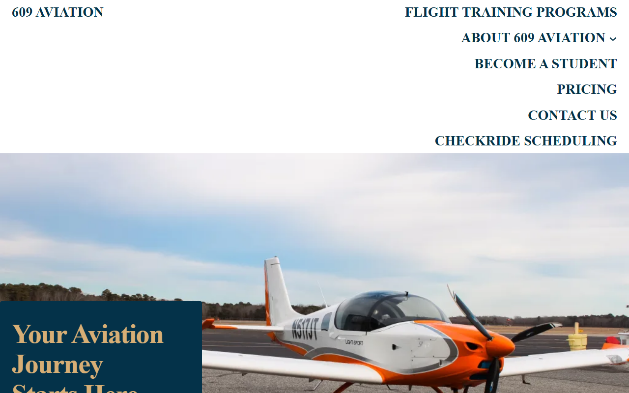 609aviation.com screenshot