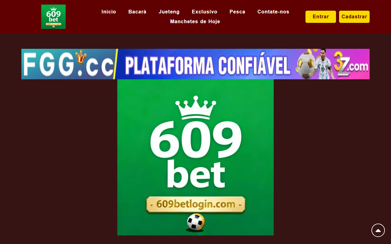 609betlogin.com screenshot