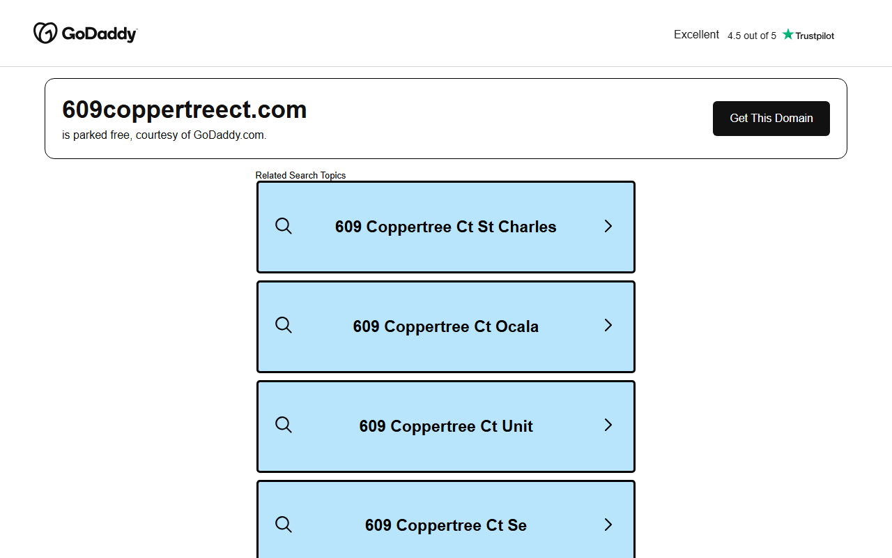 609coppertreect.com screenshot