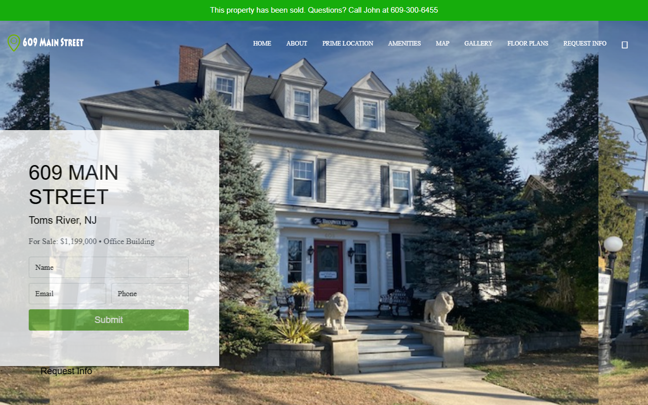 609mainstreet.com screenshot