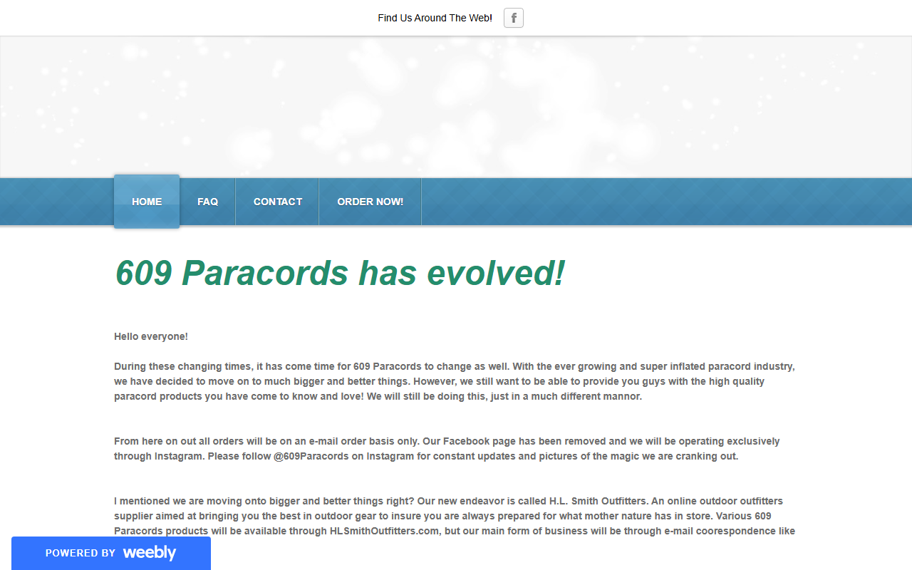 609paracords.com screenshot