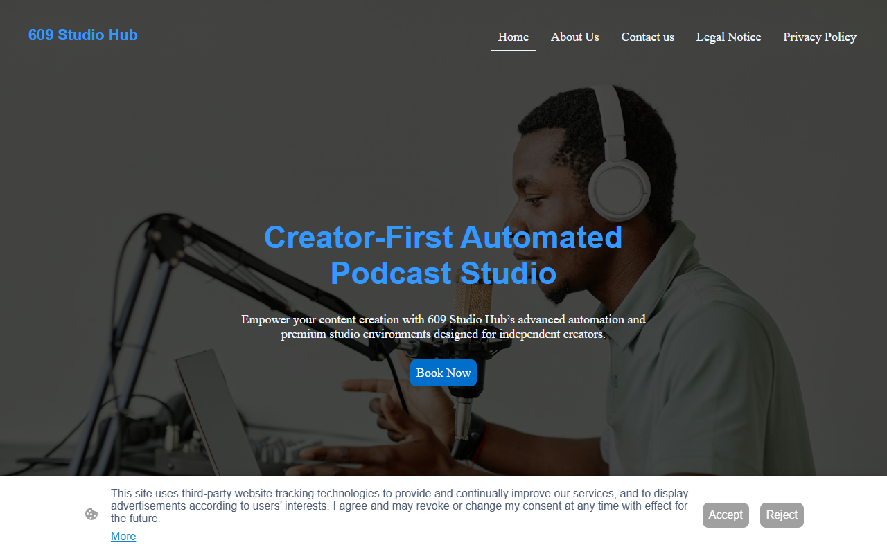 609studiohub.com screenshot