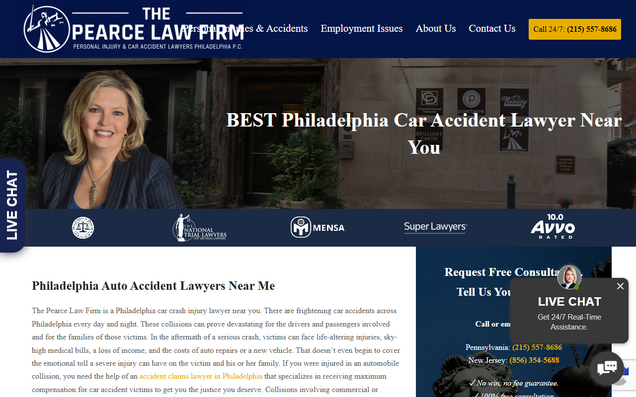 610-injurylaw.com screenshot
