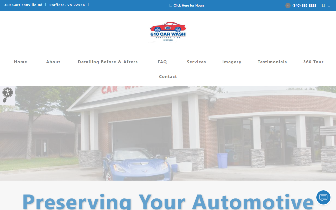 610carwashva.com screenshot