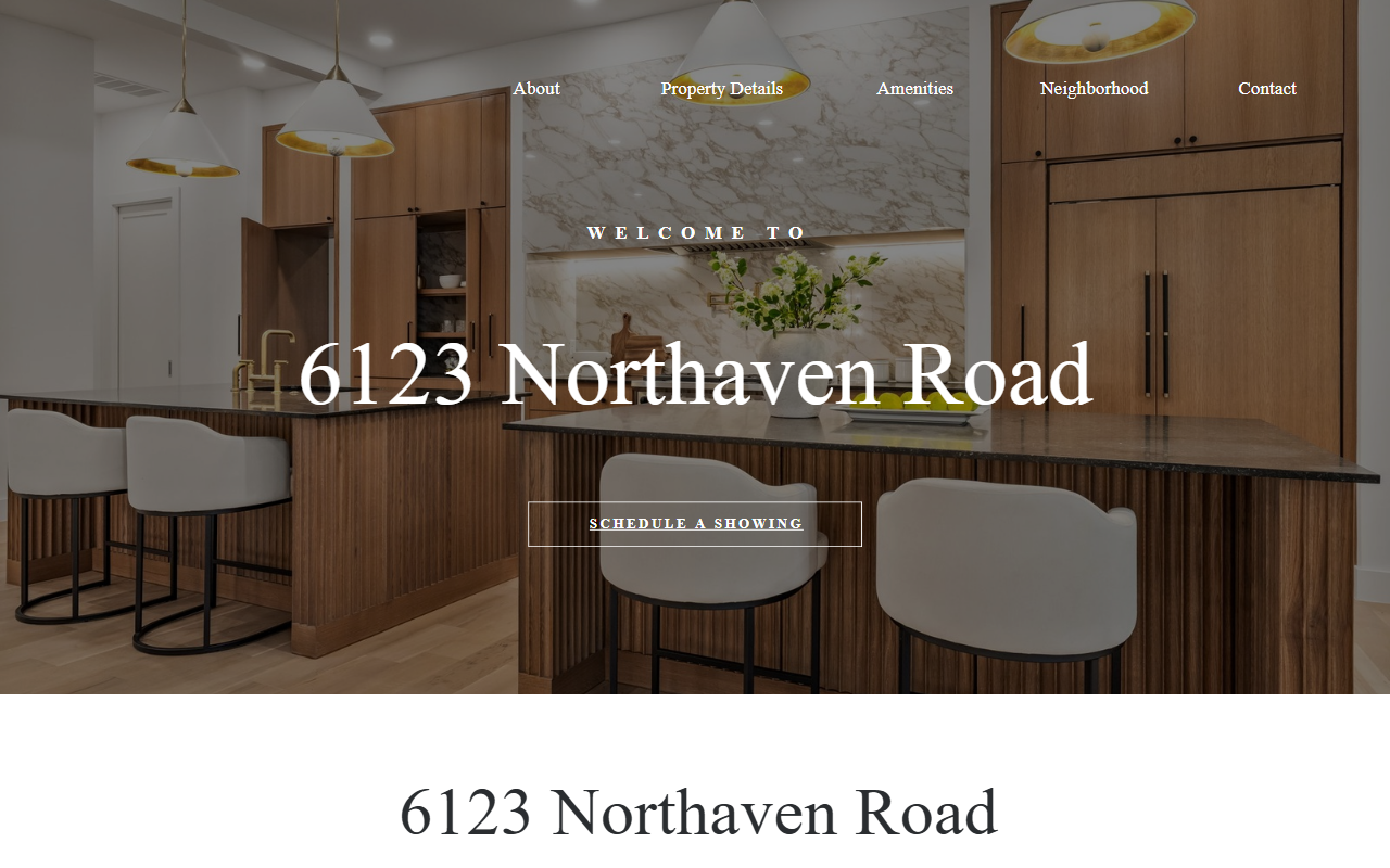 6123northaven.com screenshot