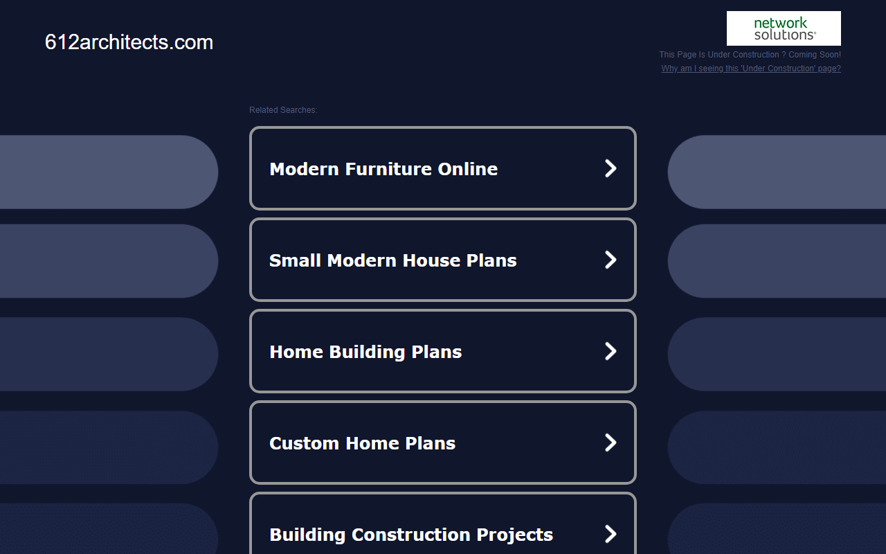 612architects.com screenshot