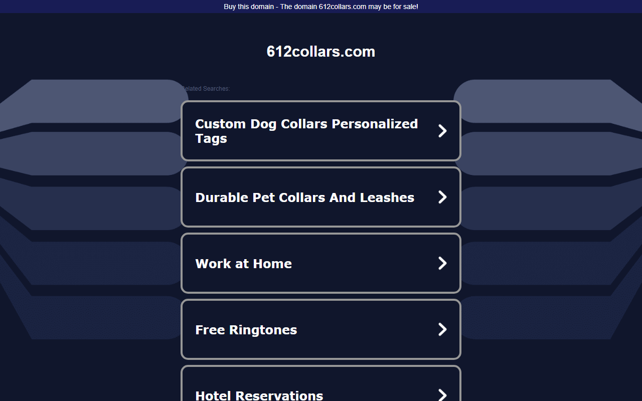 612collars.com screenshot