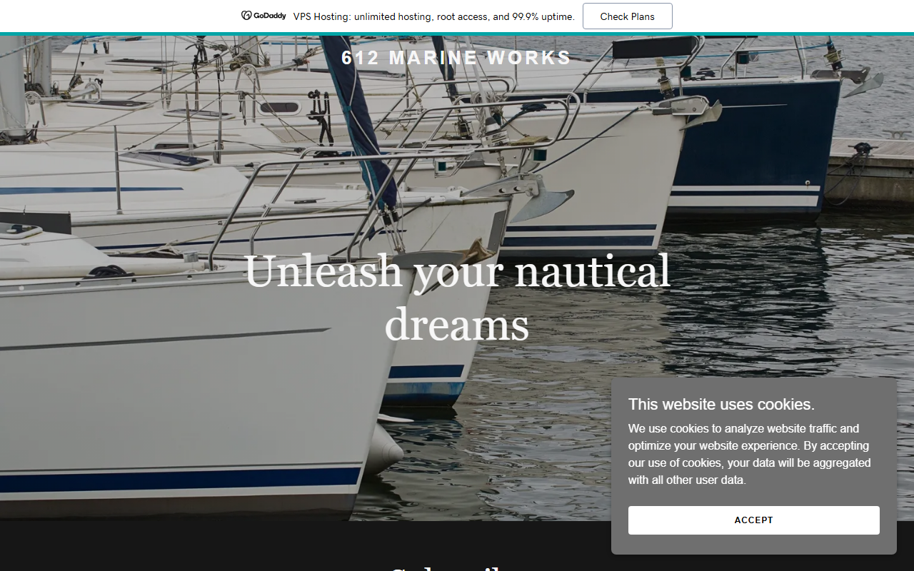 612marineworks.com screenshot