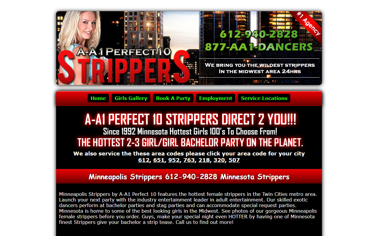 612strippers.com screenshot