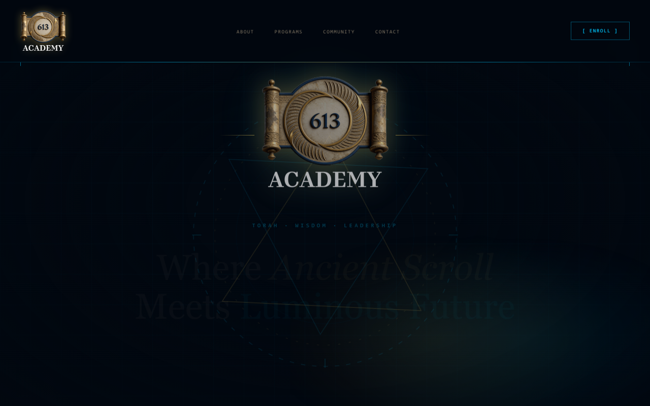 613academy.com screenshot