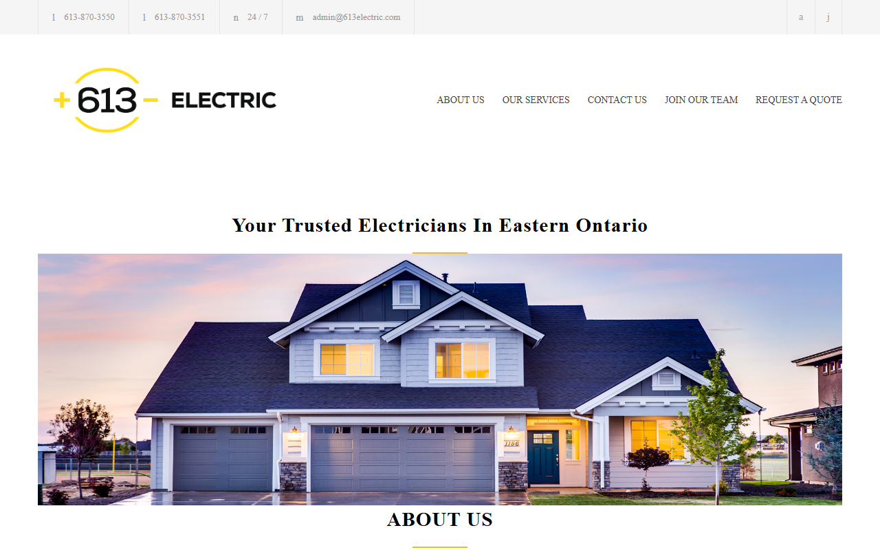 613electric.com screenshot