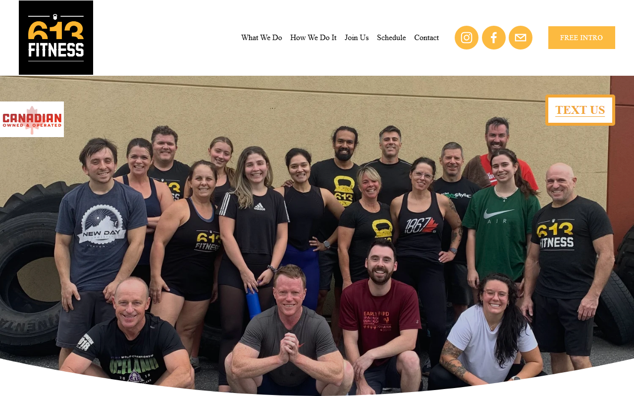 613fitness.com screenshot