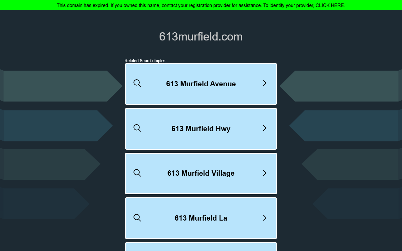 613murfield.com screenshot
