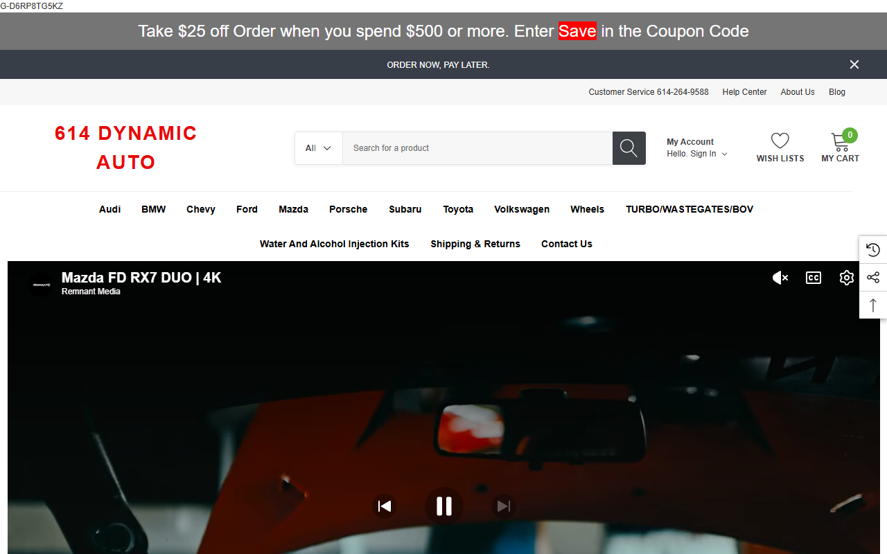 614dynamicauto.com screenshot