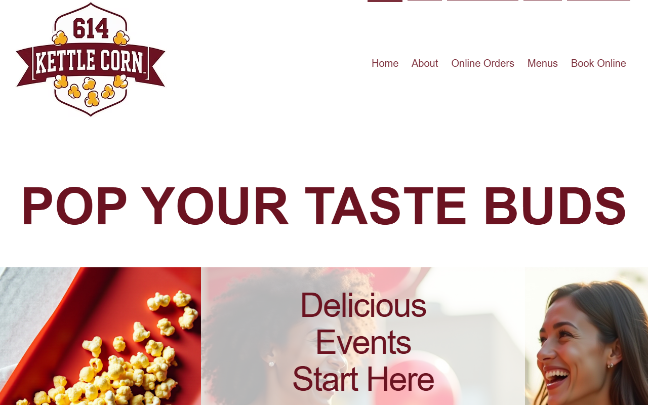 614kettlecorn.com screenshot