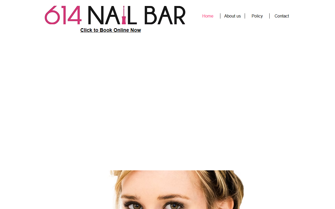 614nailbar.com screenshot