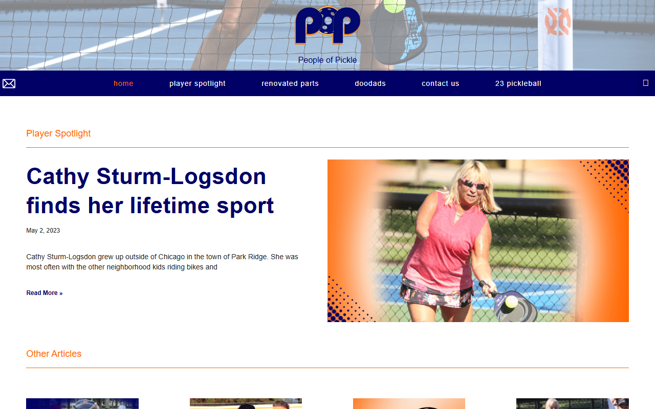 614pickleball.com screenshot