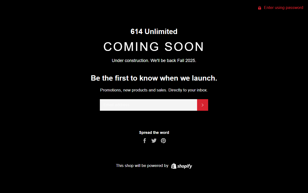 614unlimited.com screenshot