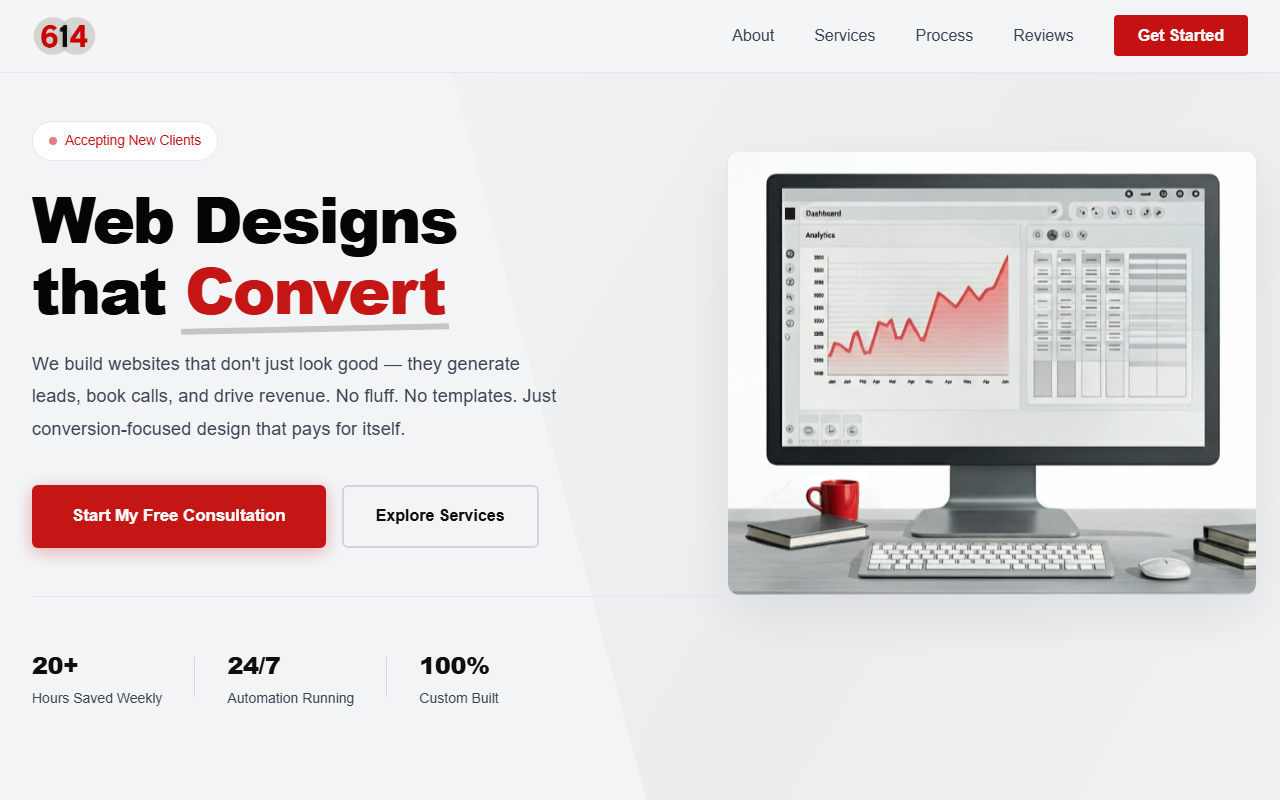 614webdesigns.com screenshot