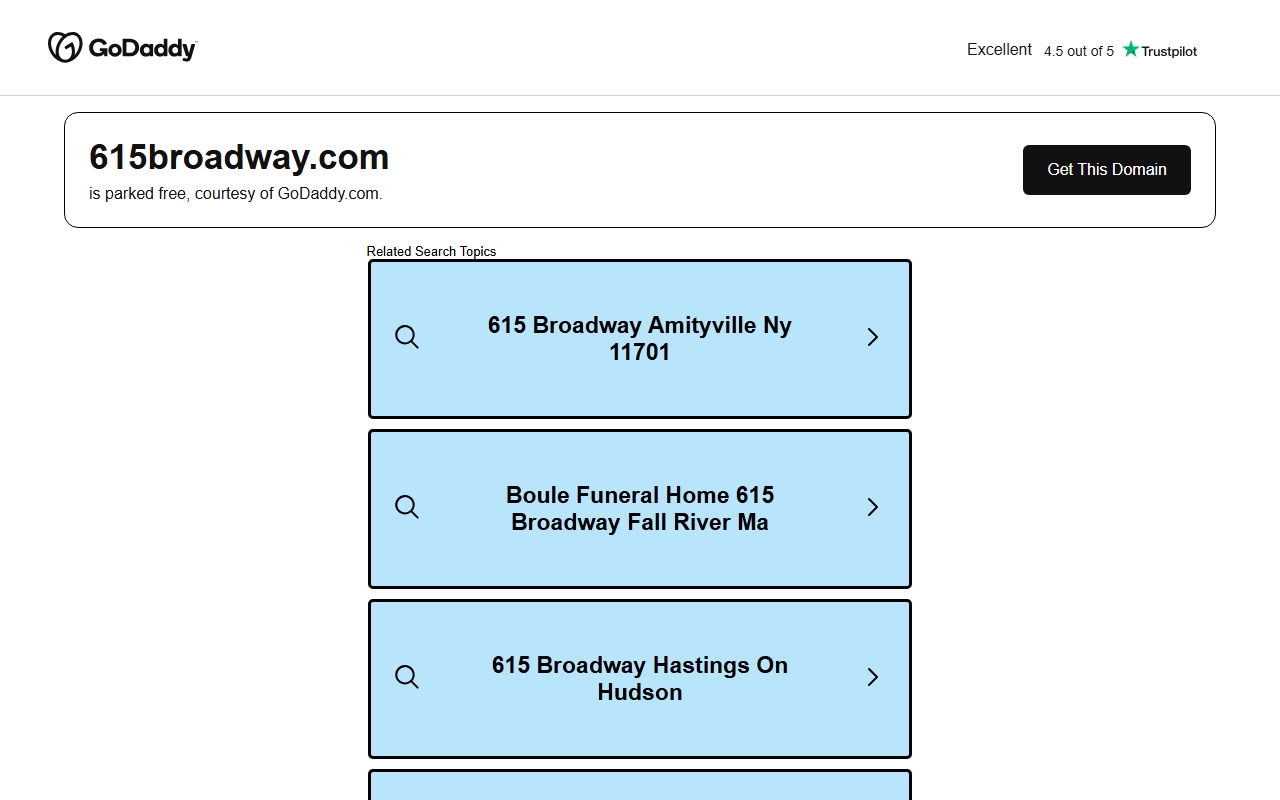 615broadway.com screenshot