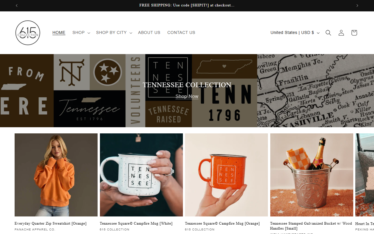615collection.com screenshot