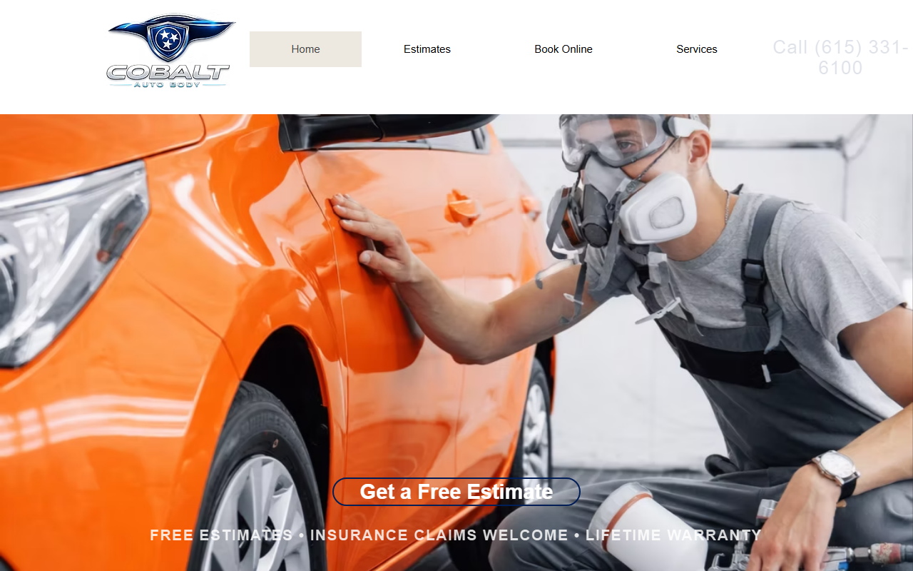 615collision.com screenshot