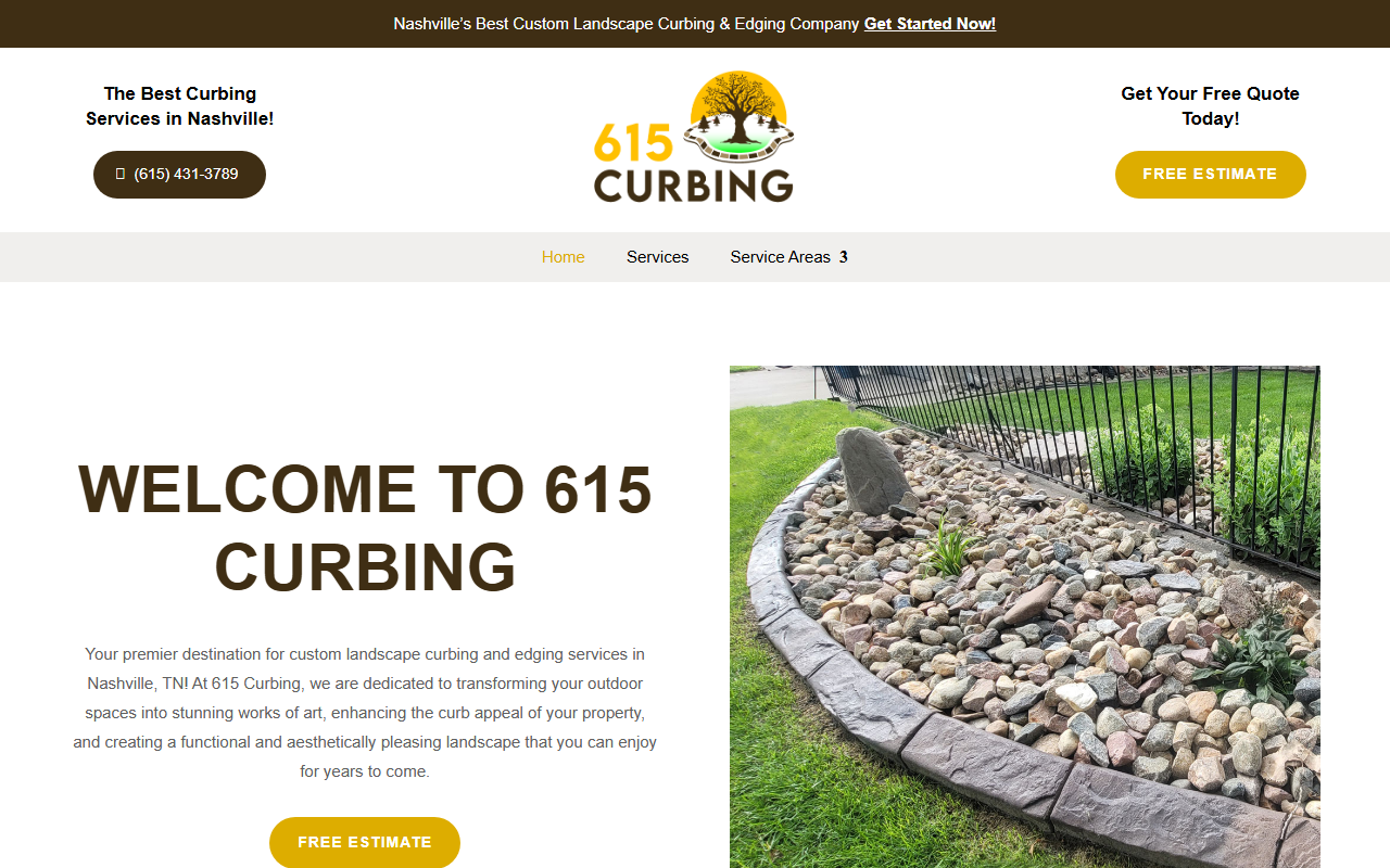 615curbing.com screenshot