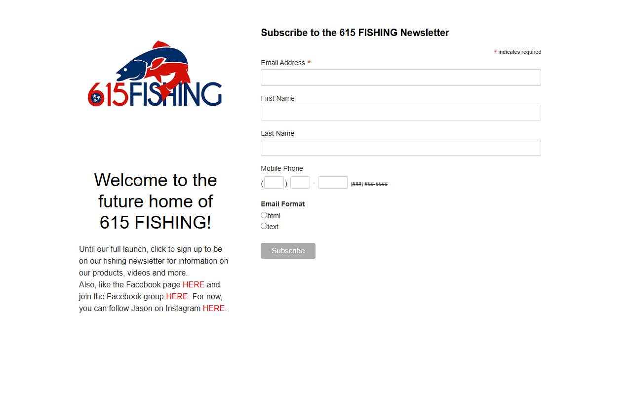 615fishing.com screenshot