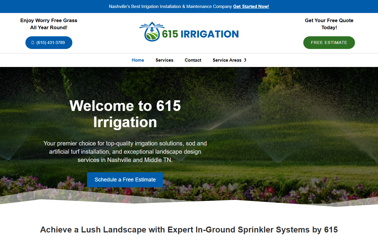 615irrigation.com screenshot