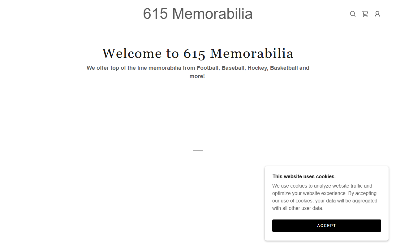 615memorabilia.com screenshot