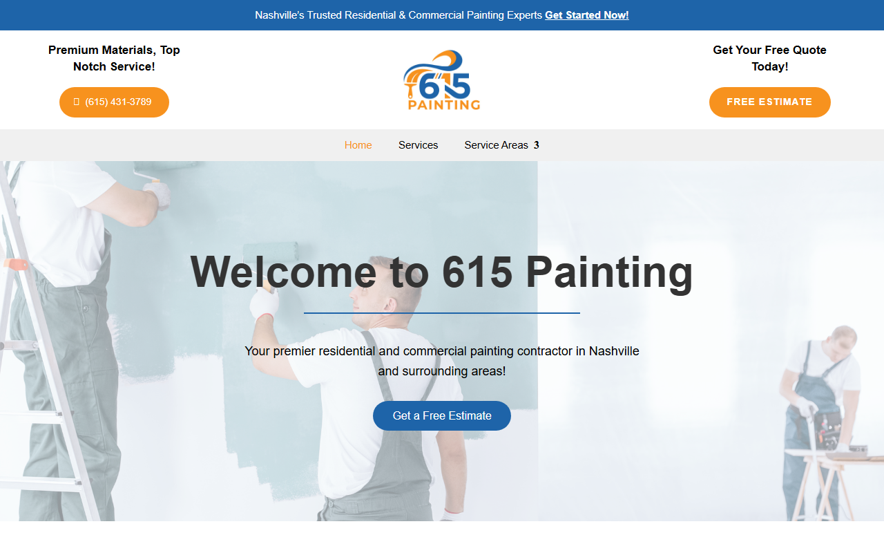 615painting.com screenshot