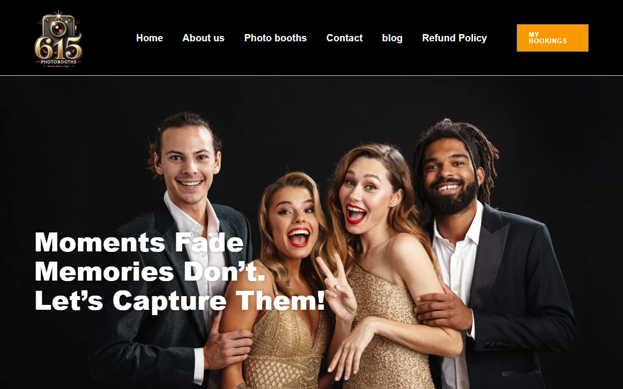 615photobooths.com screenshot