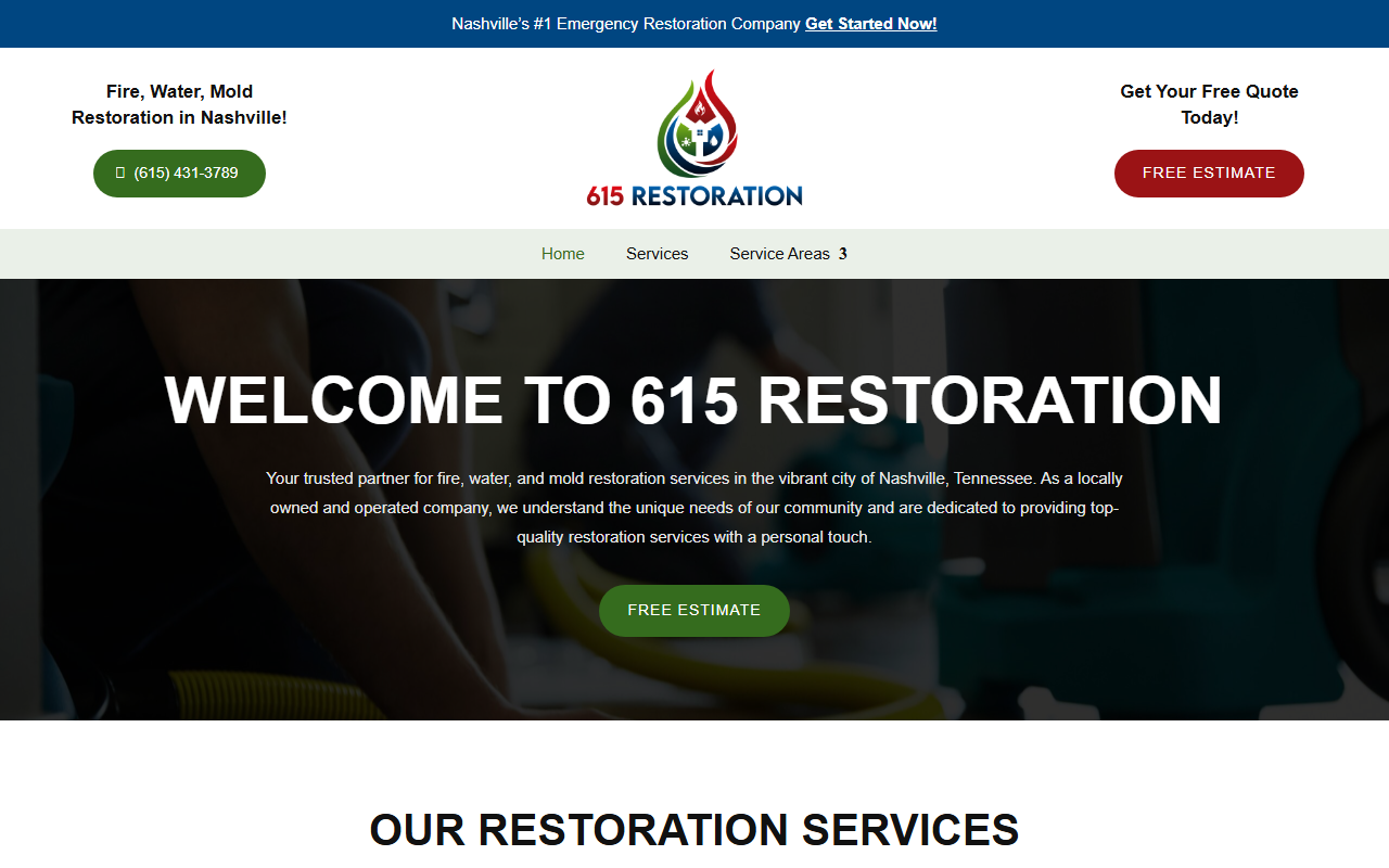 615restoration.com screenshot