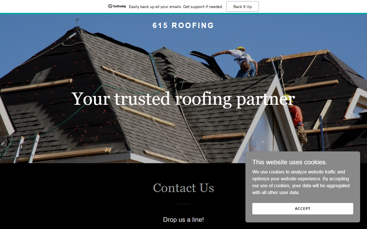 615roofingtn.com screenshot