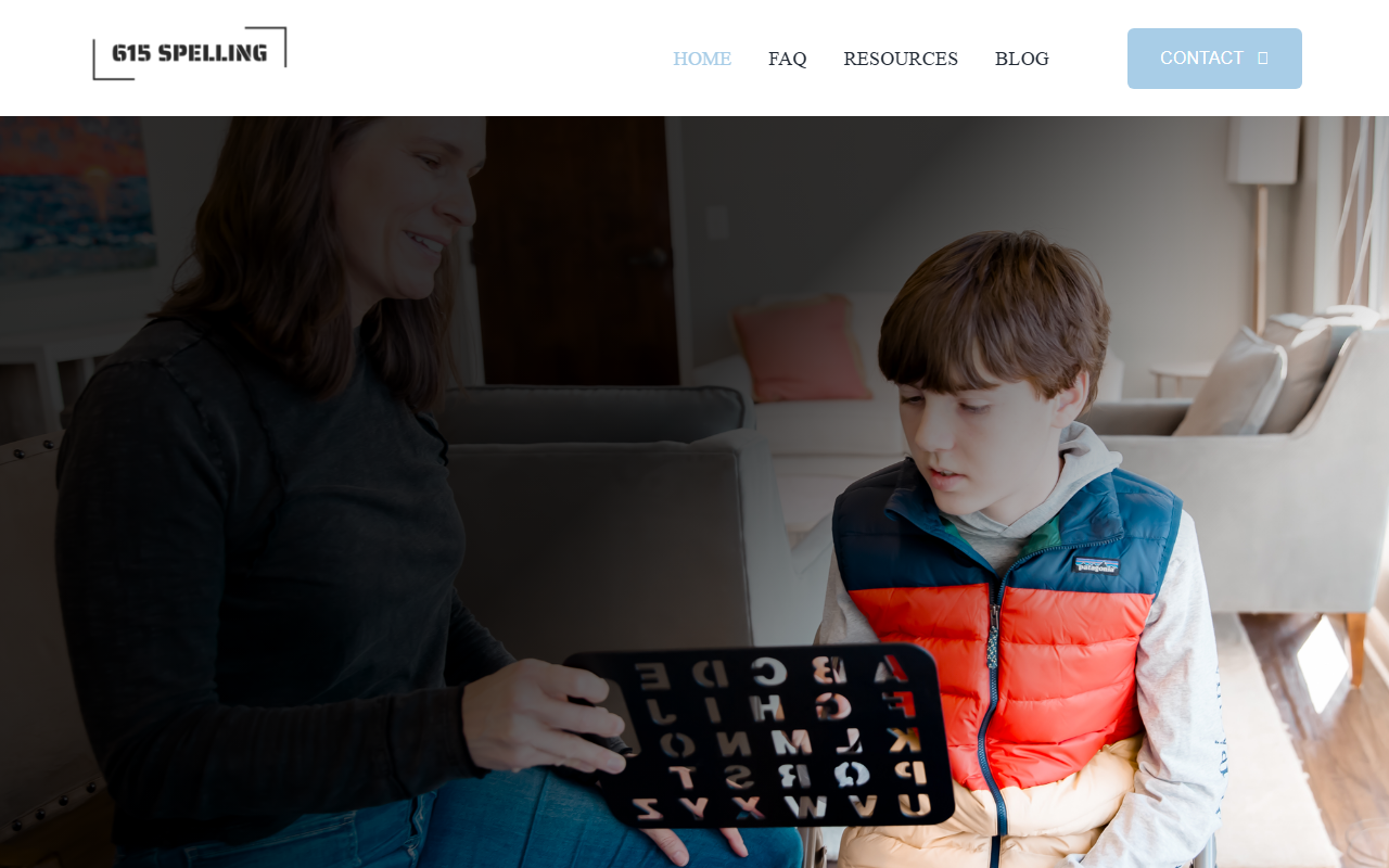 615spelling.com screenshot