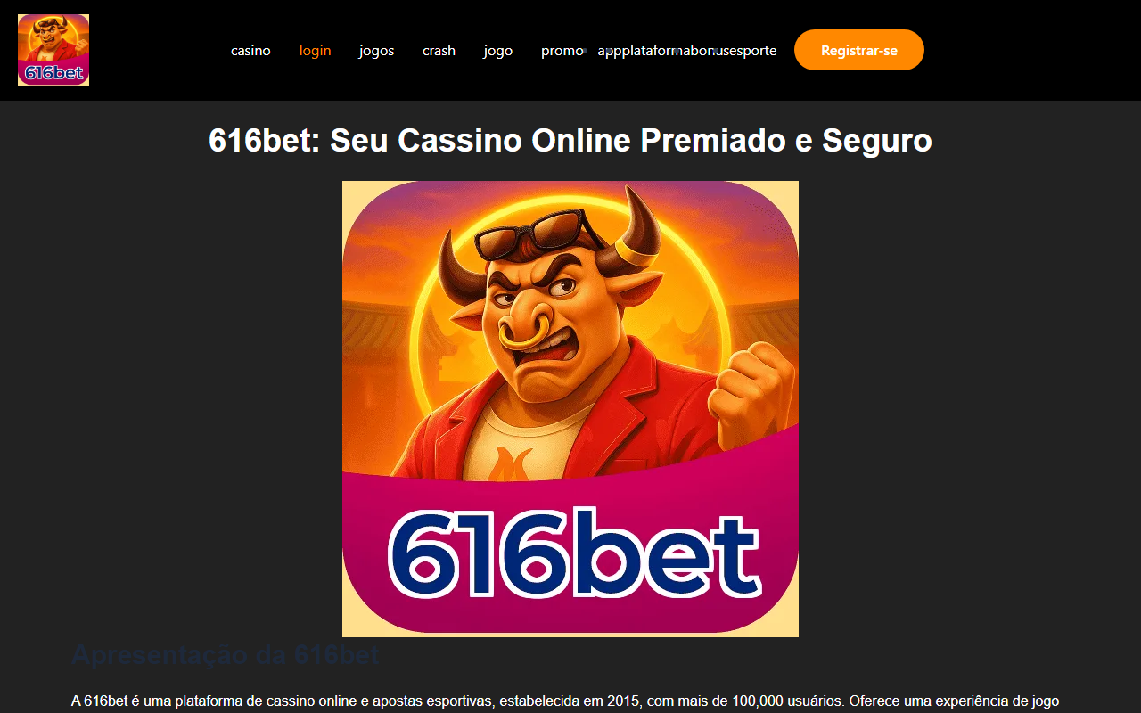 616bet-jogospg.com screenshot