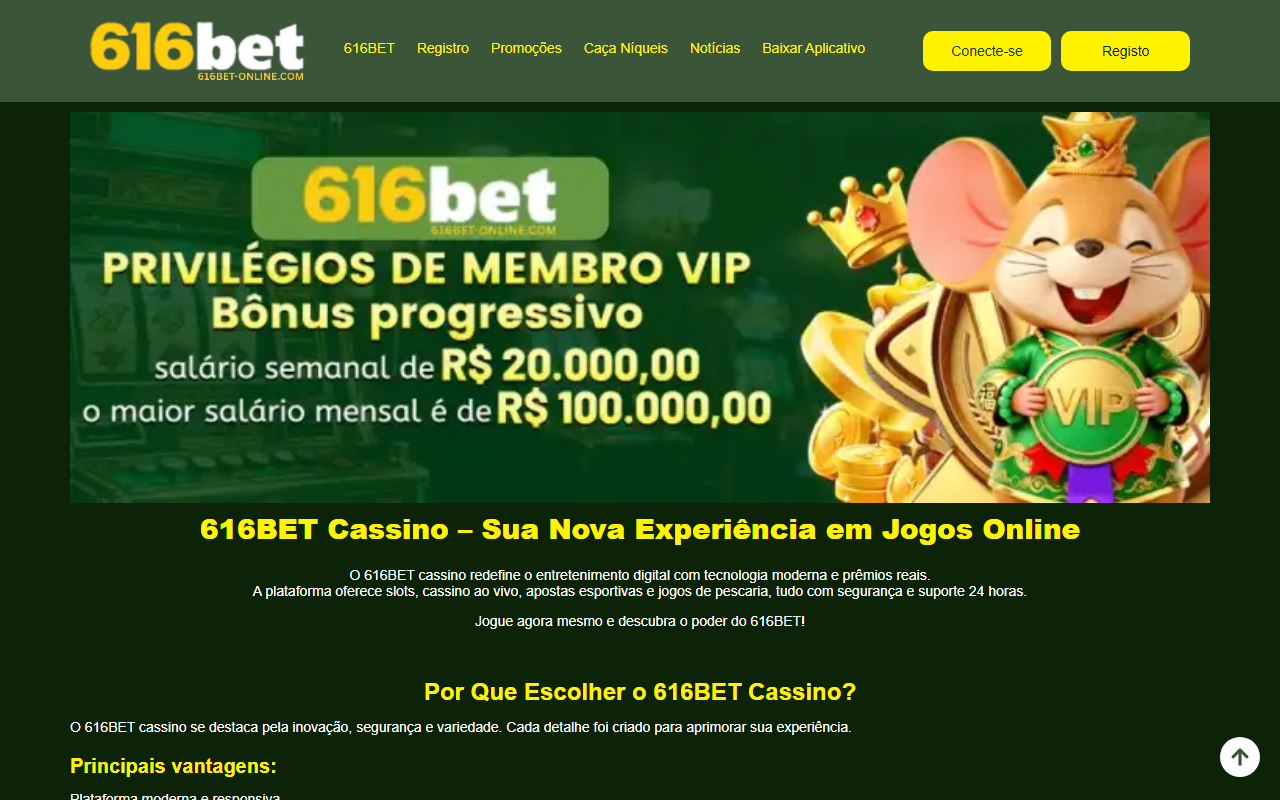 616bet-online.com screenshot