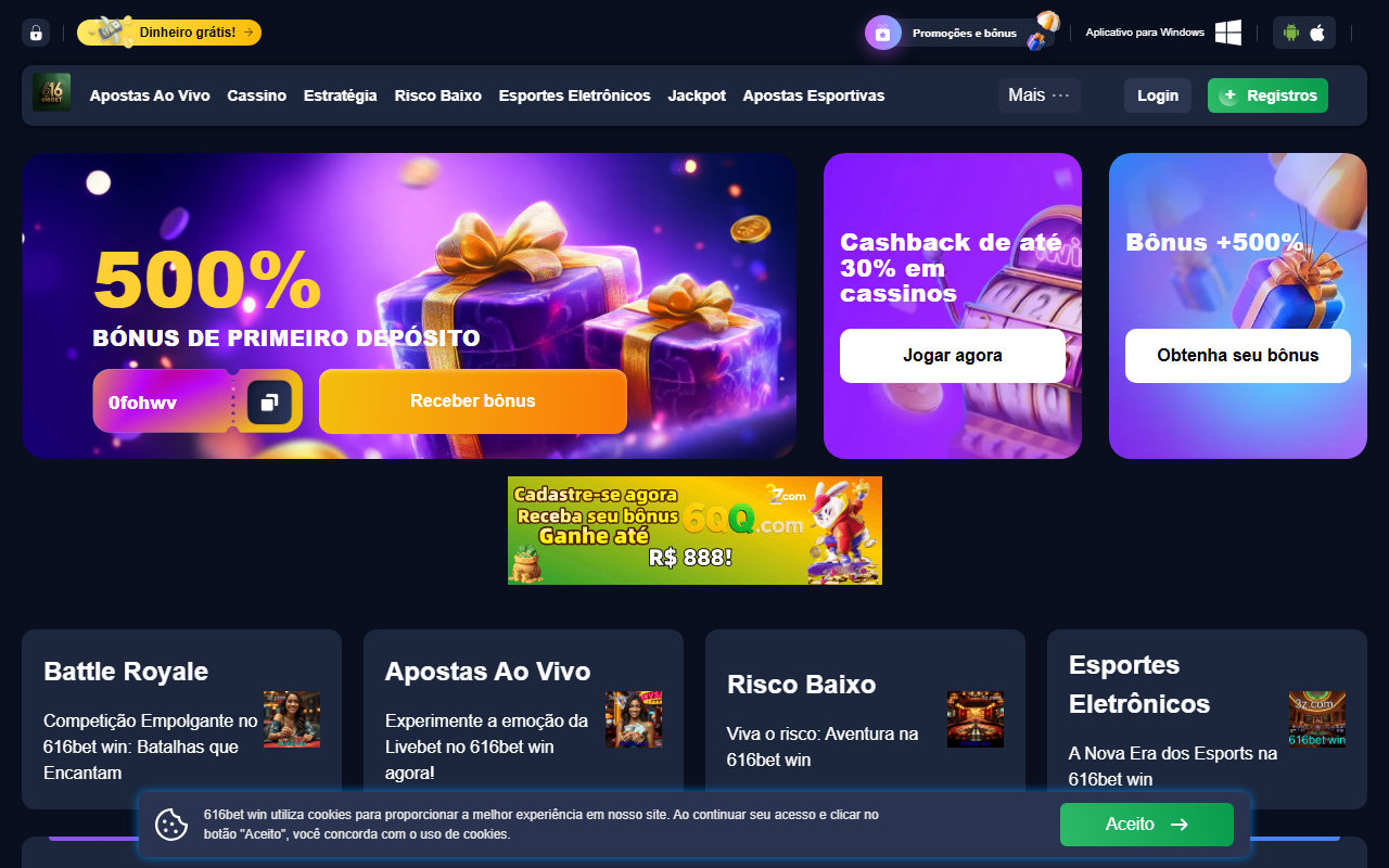616betcsvg.com screenshot