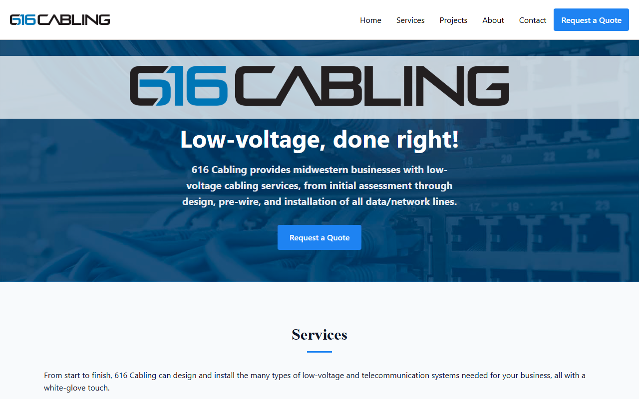 616cabling.com screenshot