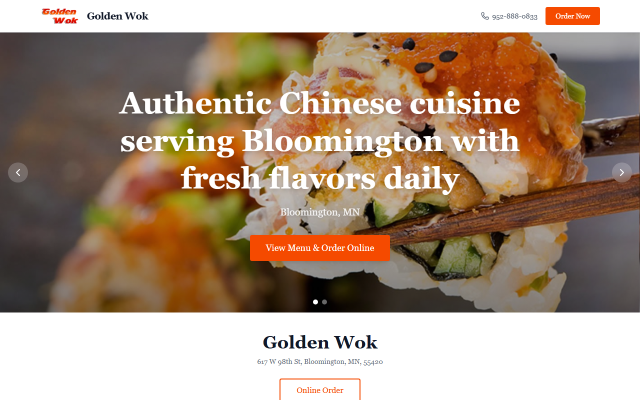 617goldenwok.com screenshot