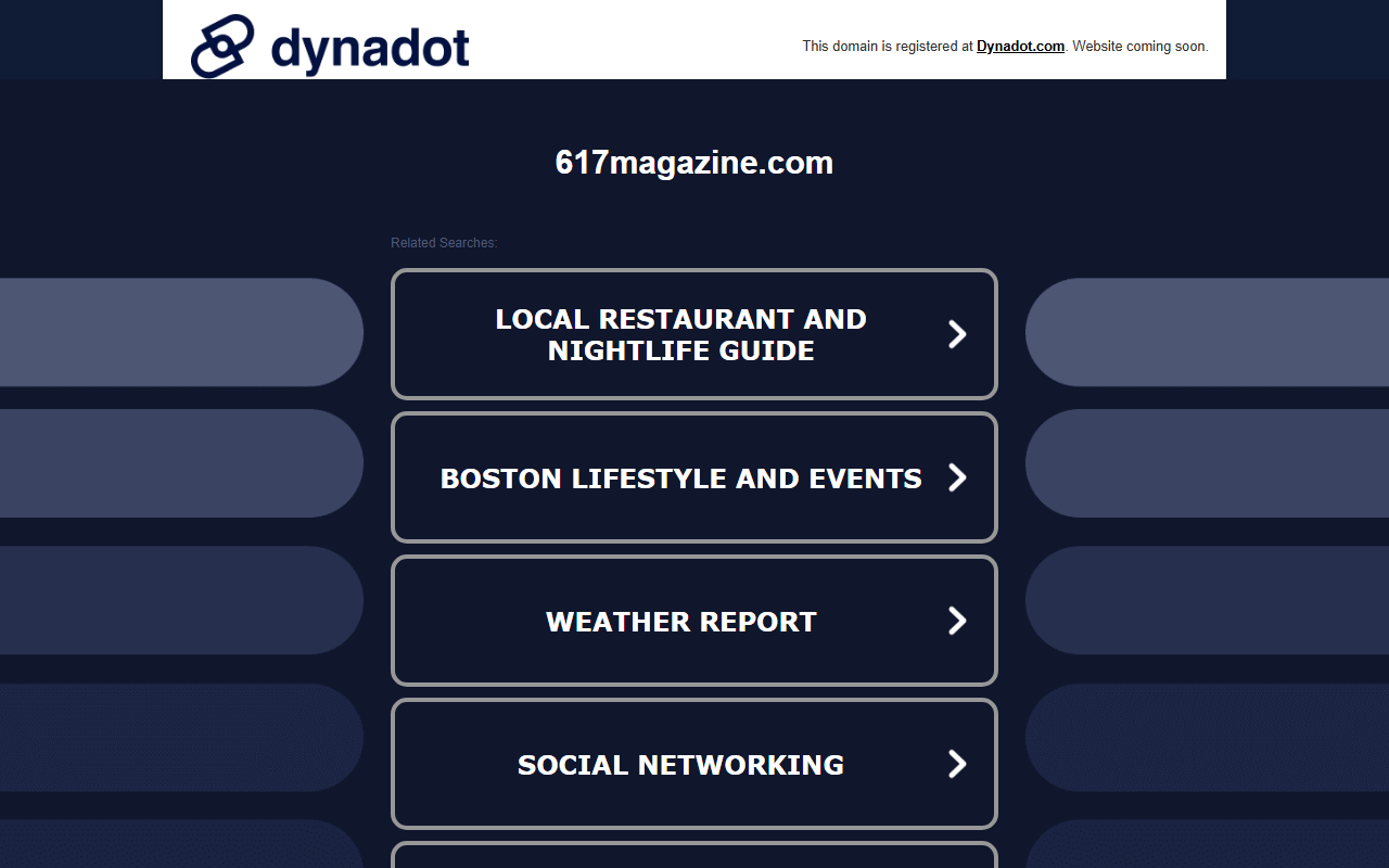 617magazine.com screenshot